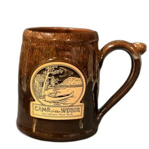 Deneen Pottery 2009 hand thrown coffee cup Camp-of-the-Woods speculation NY